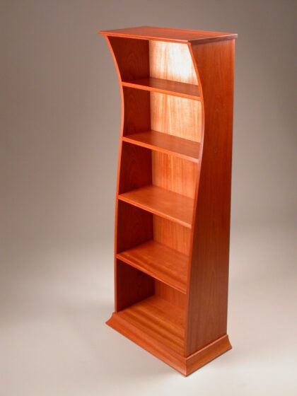 501 Contemporary Jatoba Bookcase